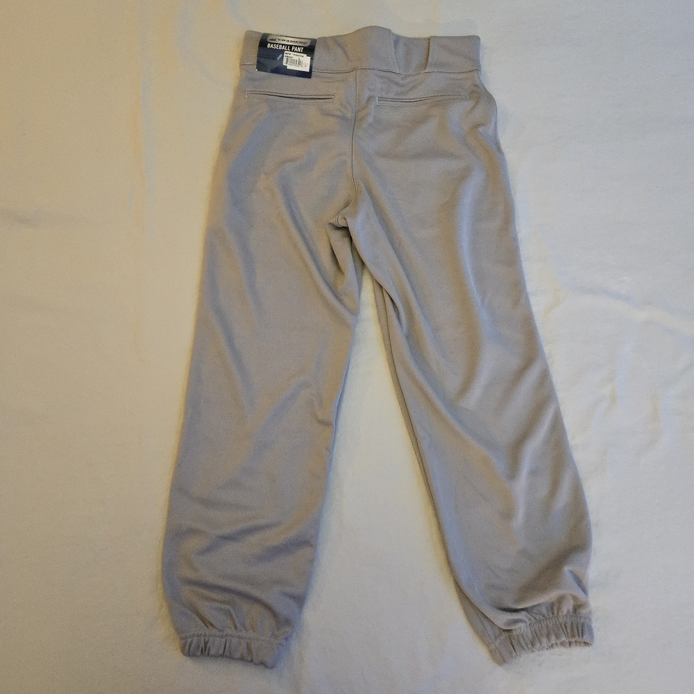 Champro Youth Large Grey Baseball Pants Elastic Jogger Cuff EB3 - Picture 5 of 8